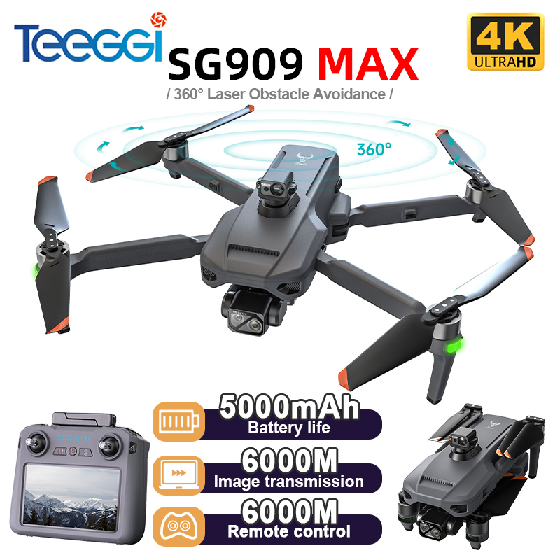 Drone Gimbal 3 Axis - Teeggi SG909 MAX GPS Drone With