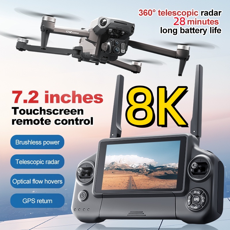8K 3 Axis Gimbal Brushless 7.2 - đánh giá và giá Drone Gimbal 3 Axis