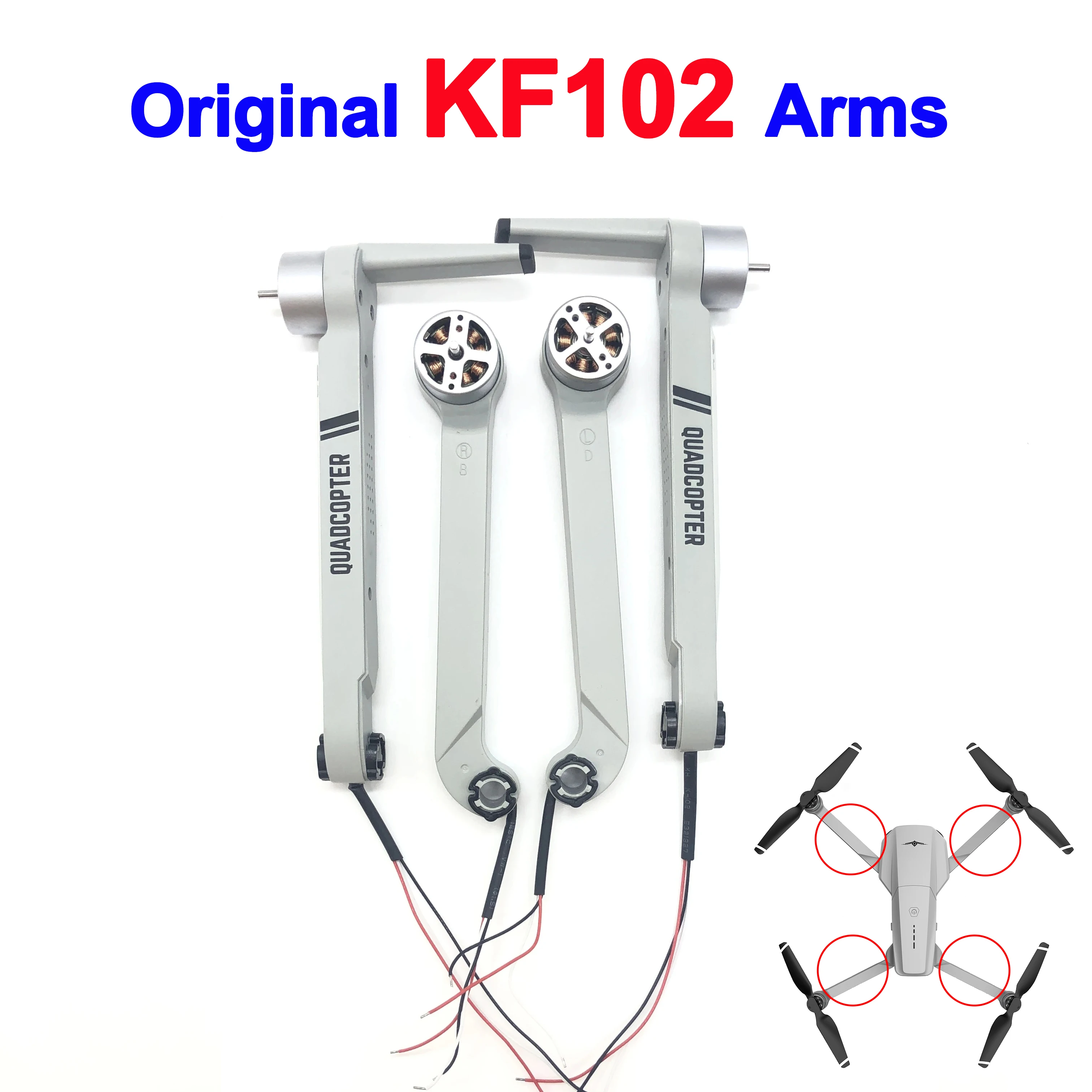 KF102 MAX Front Rear Arm Spare - đánh giá và giá Drone Gimbal 2 Axis