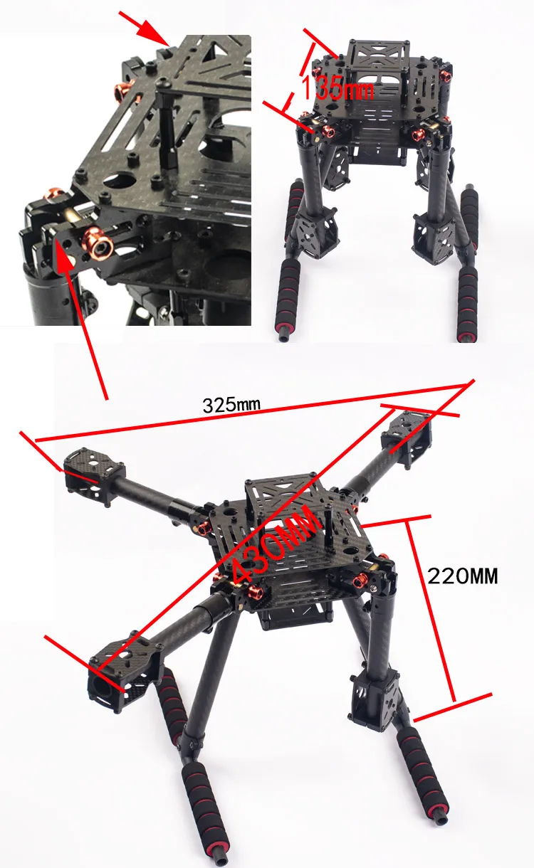 Flyroun LX350 PRO 350mm drone  - đánh giá và giá Drone Gimbal For Mirrorless
