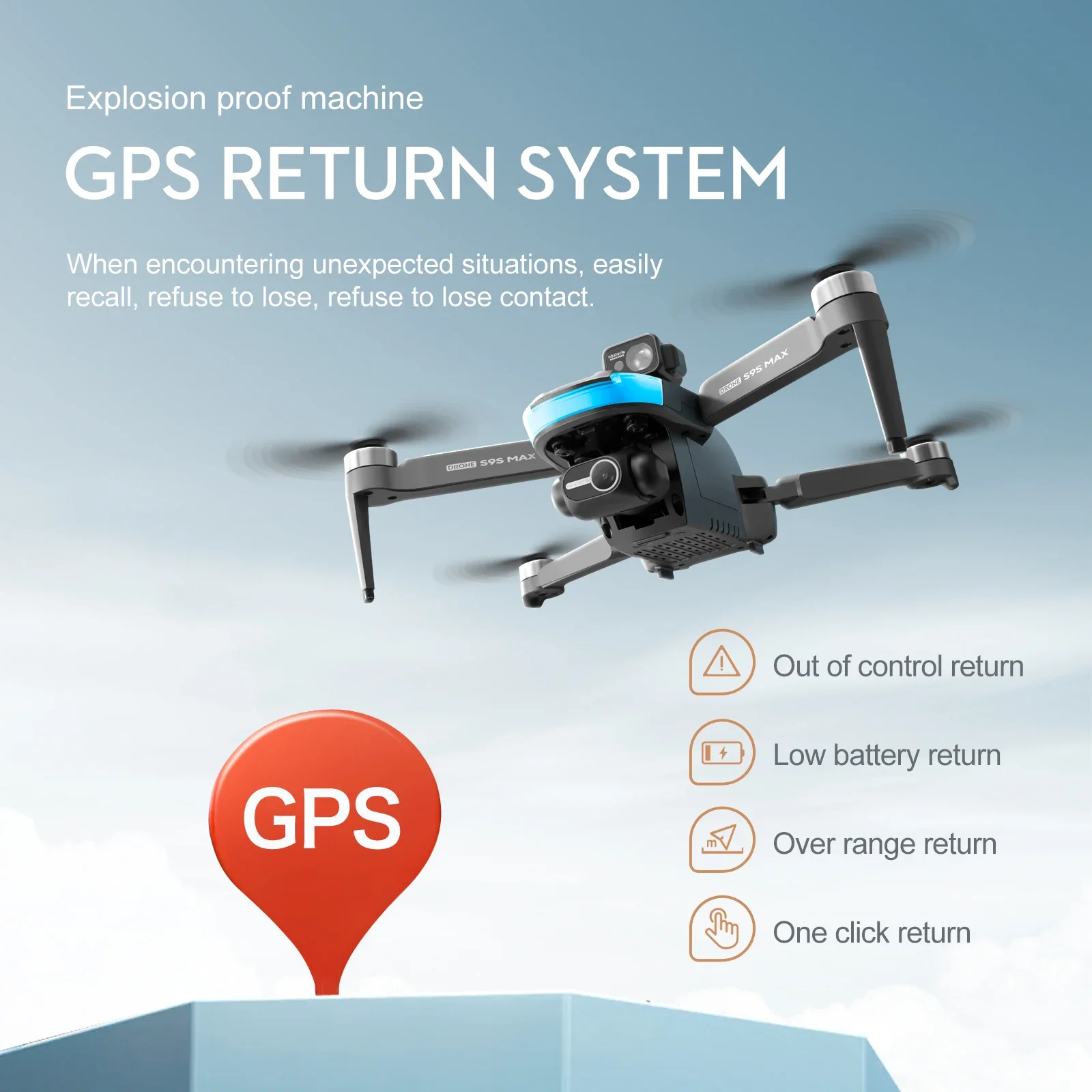 NEW S9S MAX MINI Drone 4K 2-Ax - đánh giá và giá Drone Gimbal 2 Axis
