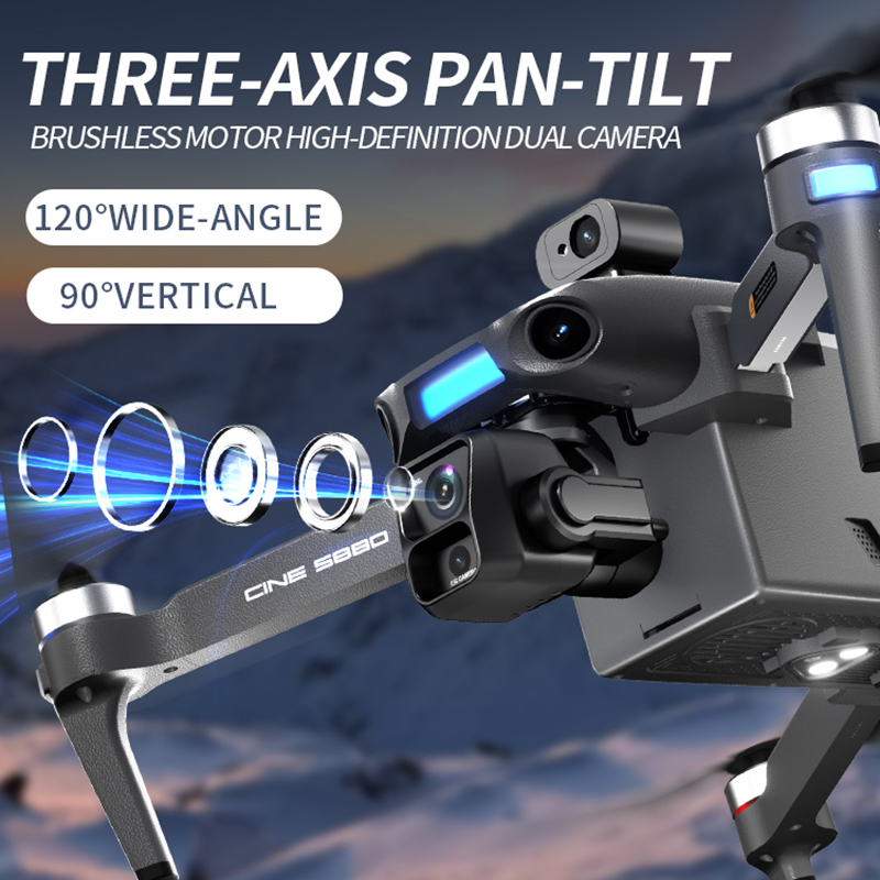 2026 New 8K Dual Camera Drone  - đánh giá và giá Drone Gimbal 3 Axis