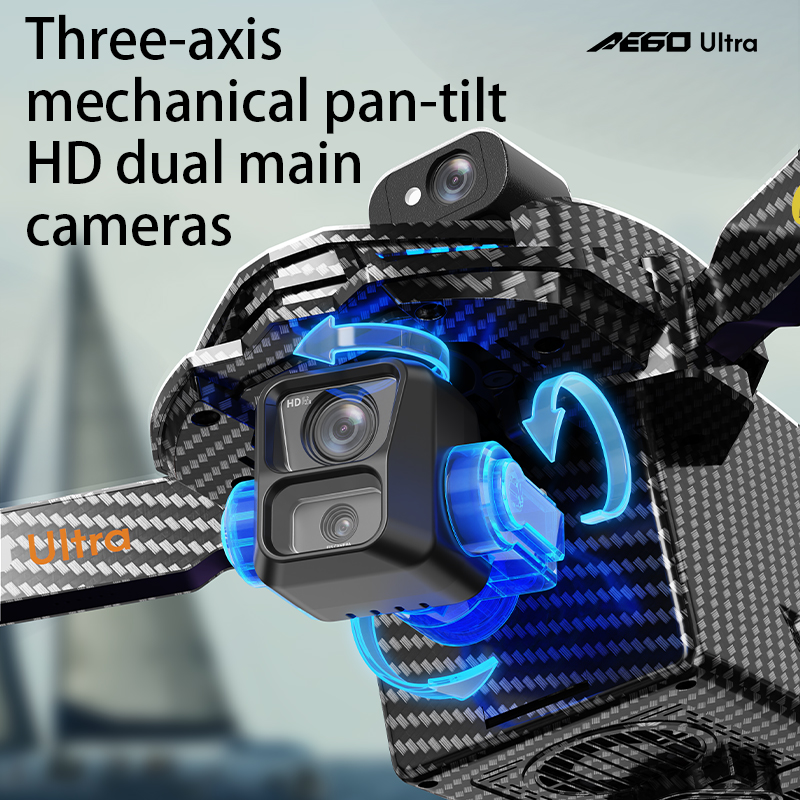 AE60 GPS Drone Professional 8K - đánh giá và giá Drone Gimbal 3 Axis