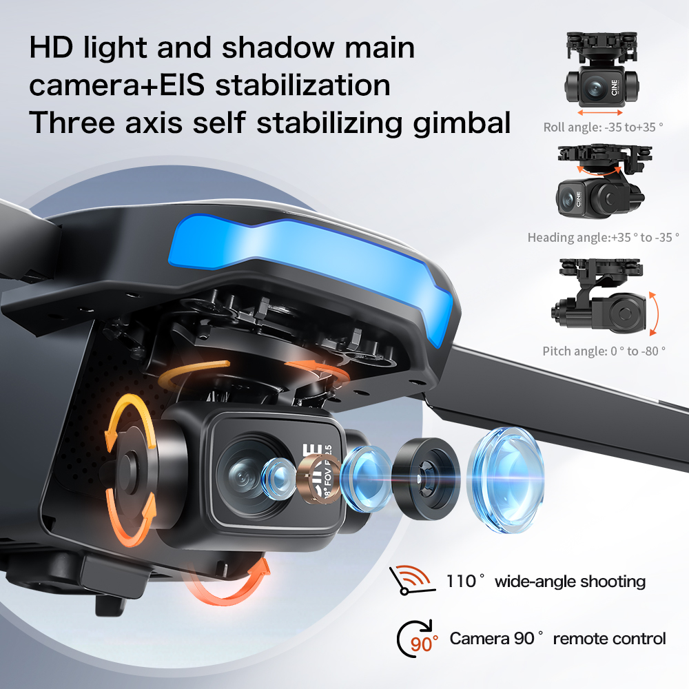 New S-X1 MAX Drone GPS 8K Prof - đánh giá và giá Drone Gimbal 3 Axis